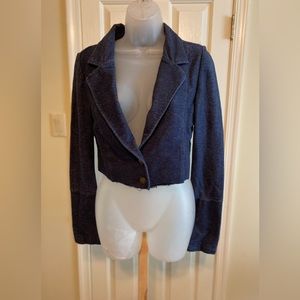 Hurley - Woman’s cropped (blue denim look) jacket, Size: M